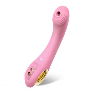 HK LETEN - Fairy G-Spot Licking Sucking Heating Vibrator (Chargeable - Pink)